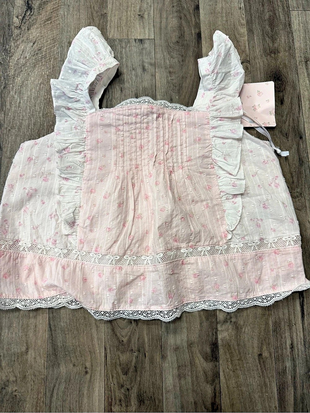 LoveShackFancy x Target Girls Floral Ruffle Top – Size 12 – NWT